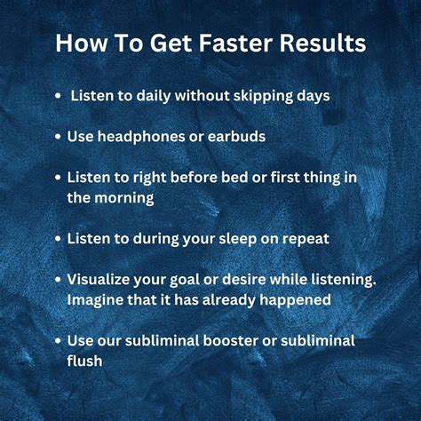 15 Steps How To Make Subliminals Work Faster.
